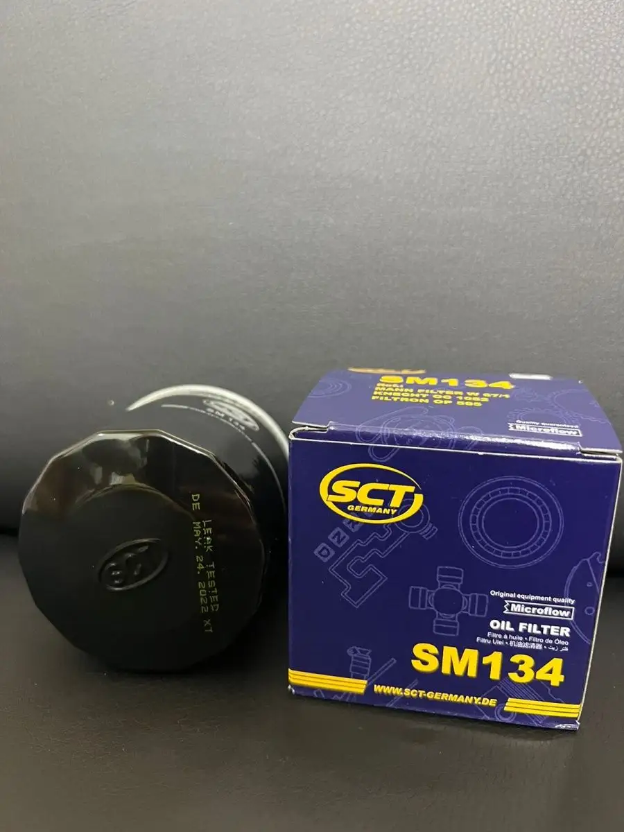 Фильтр масл. SCT SM 134 MAZDA 323,626 NISSAN Almera, Qashqai RENAULT Clio, Logan 2013, SUBARU Forest