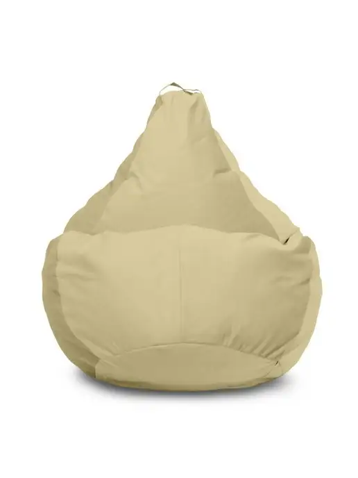 PUFON Кресло-мешок Груша XXXXL МИКРОВЕЛЮР, белый, фото 2