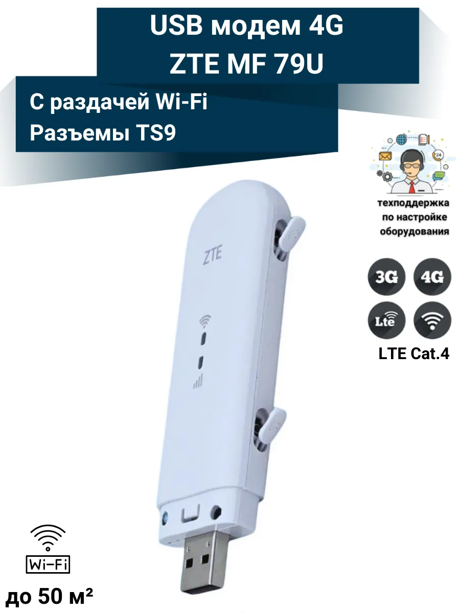 4G LTE Модем MF79U с раздачей WiFi