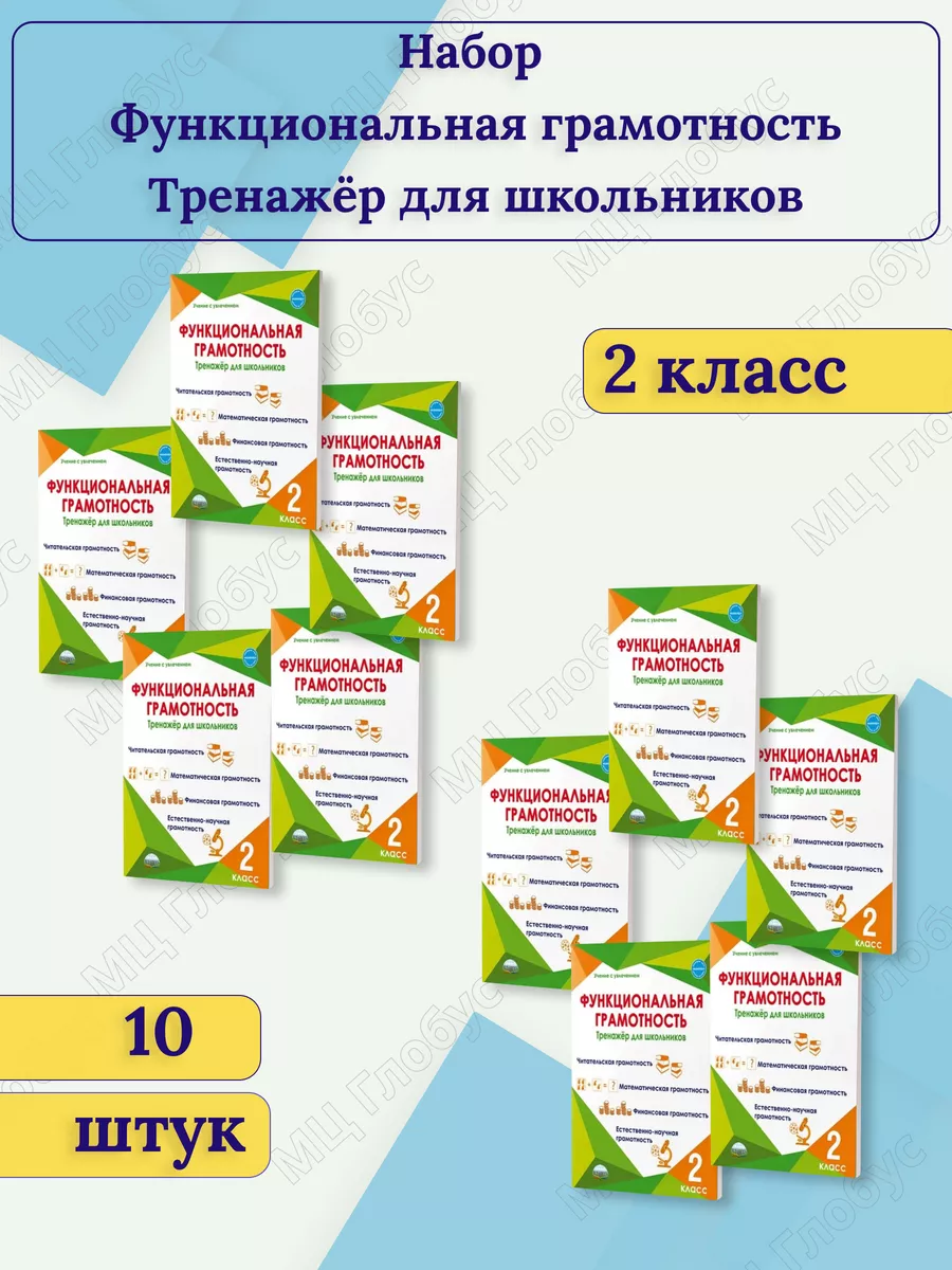 Набор из 10 штук.Функциональная грамотность 2 класс.Тренажер Издательство  Планета 105366959 купить за 4 507 ₽ в интернет-магазине Wildberries