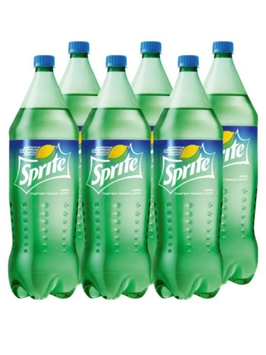 Напитки газированные Спрайт 2л 6шт Sprite 105431218 купить в  интернет-магазине Wildberries