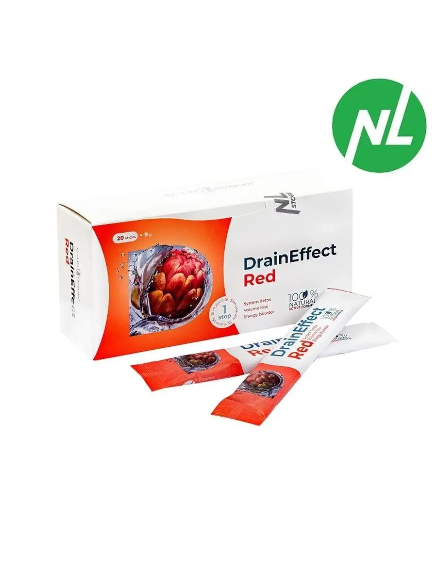 NL/DrainEffect Red/снятие отеков NL Store 105444561 купить в  интернет-магазине Wildberries