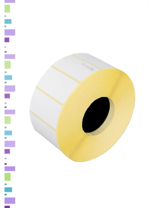 B-MALL Этикетка ПОЛУГЛЯНЕЦ 47х25, 1 шт, 47x25, 1 шт