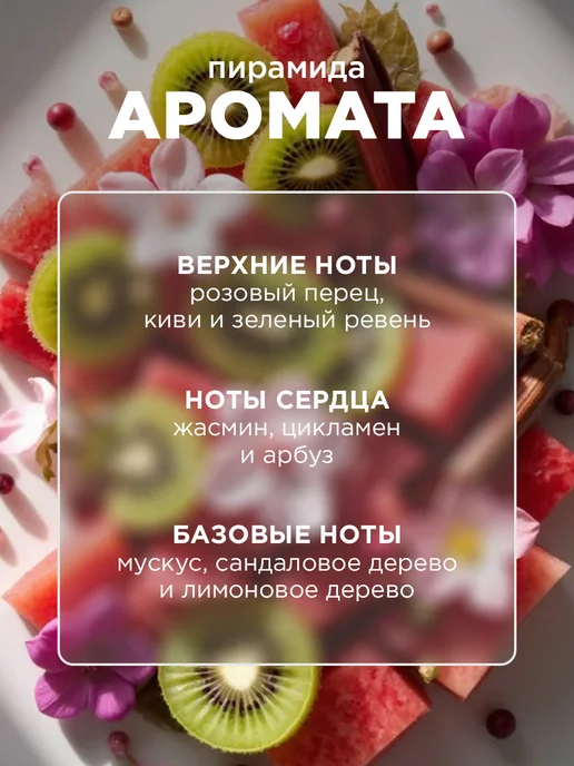 Positive parfum Сладкие духи с арбузом и киви Jardin Gardenia 50мл, 50 мл, фото 2