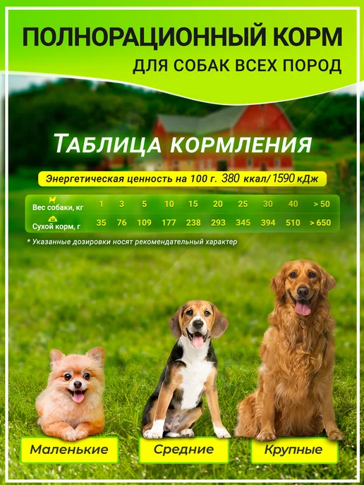 Сухой корм BUDDY DINNER для собак, 0,9 кг, фото 6