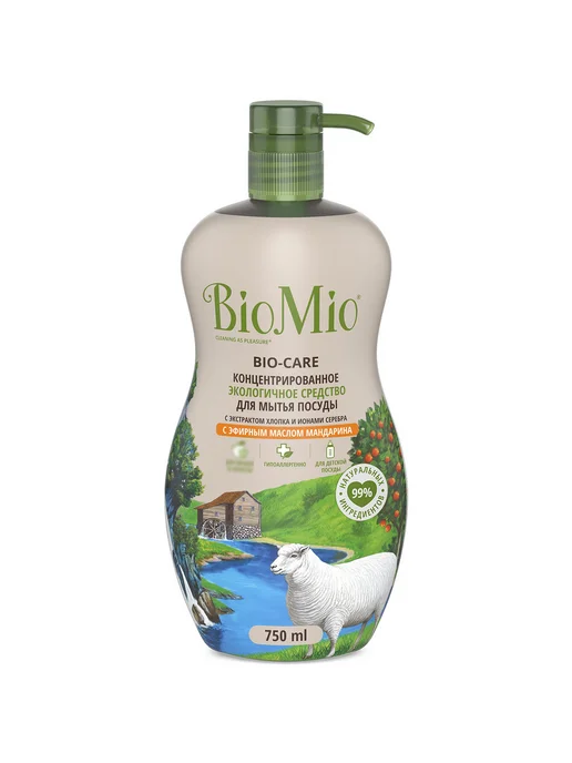 Средство для мытья посуды 750 мл BIO MIO