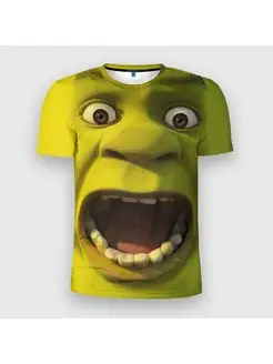 футболка 3d Slim Shrek Vsemaykiru 105727668 купить за 1 009 ₽ в интернет-магазине Wildberries