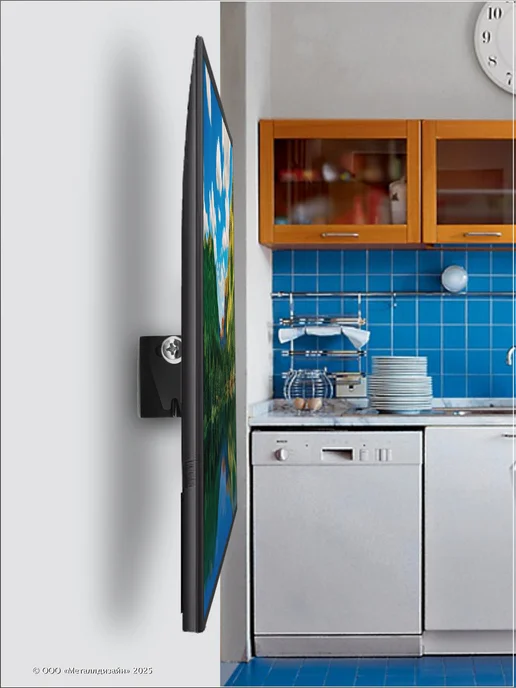 MD MetalDesign Кронштейн для ТВ MD 3201, наклонный, VESA 100x100, 100x100, фото 4