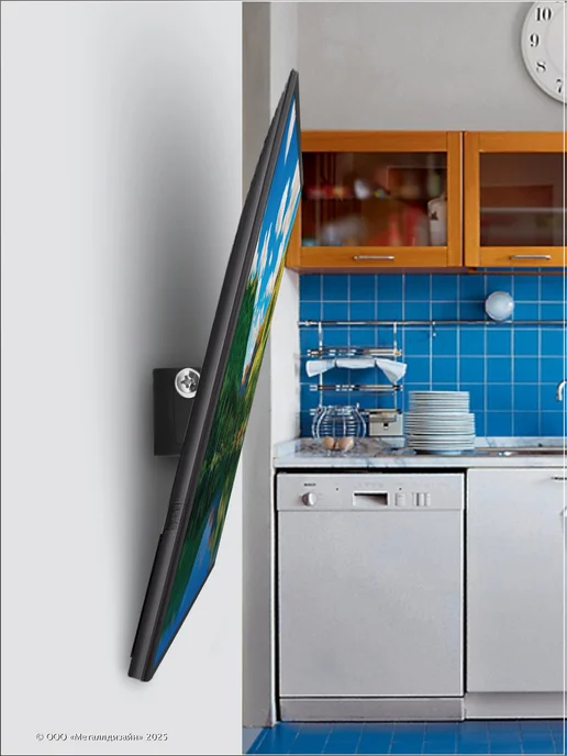 MD MetalDesign Кронштейн для ТВ MD 3201, наклонный, VESA 100x100, 100x100, фото 5