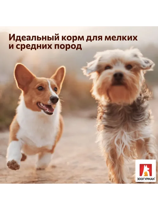 Сухой корм ЗООГУРМАН Supreme для собак, мелкие, средние, 10 кг, фото 8