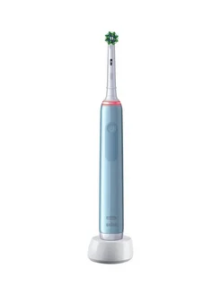 Электрическая зубная щетка Pro 3 Light Blue Oral-B 105850270 купить за 4 111 ₽ в интернет-магазине Wildberries