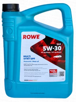 HIGHTEC MULTI SYNT DPF SAE 5W-30 4л Rowe 105856570 купить за 5 910 ₽ в интернет-магазине Wildberries