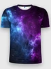 футболка спортивная slim с принтом неоновый космос VseMayki 105858654 купить за 984 ₽ в интернет‑магазине Wildberries