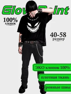 Футболка с принтом anime dead Inside zxc black metal нефор