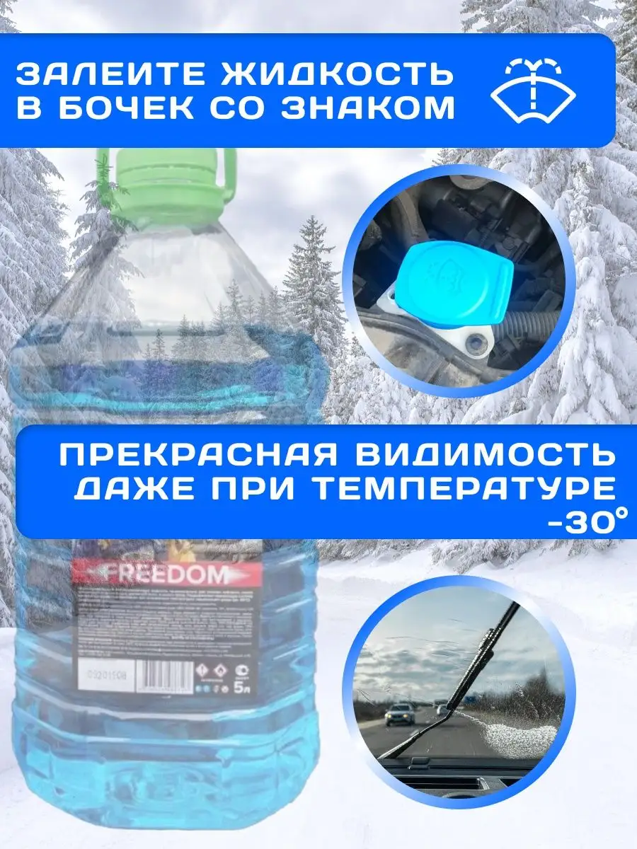 Омыватель для автомобиля летняя зимняя Freedom 105923279 купить за 506 ₽ в  интернет-магазине Wildberries