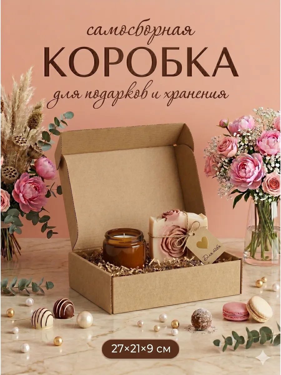 Подарочная коробка для упаковки подарков и хранения