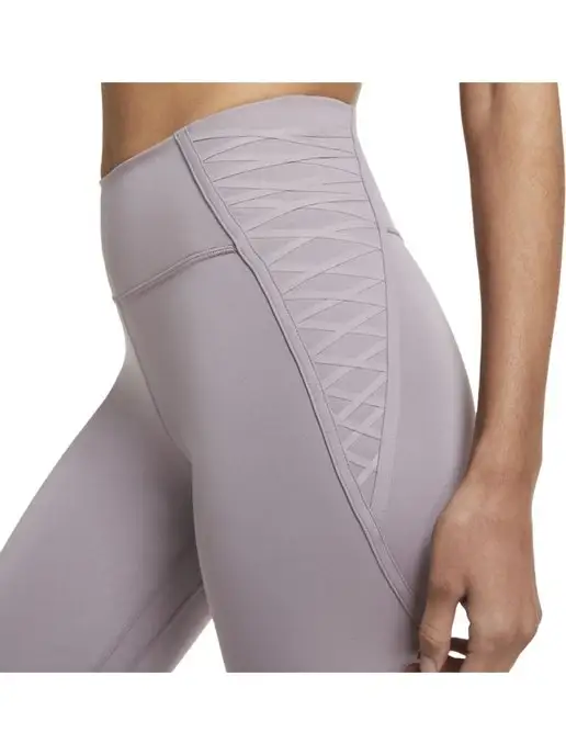 Nike Леггинсы спортивные One Luxe 7 8, фиолетовый, фото 3