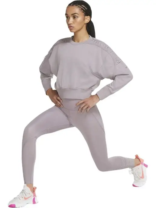 Nike Леггинсы спортивные One Luxe 7 8, фиолетовый, фото 6