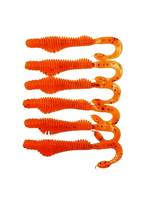 RuBaits Русские приманки Силиконовые приманки на щуку твистер Belly Twister 7,6 см, желтый, фото 3