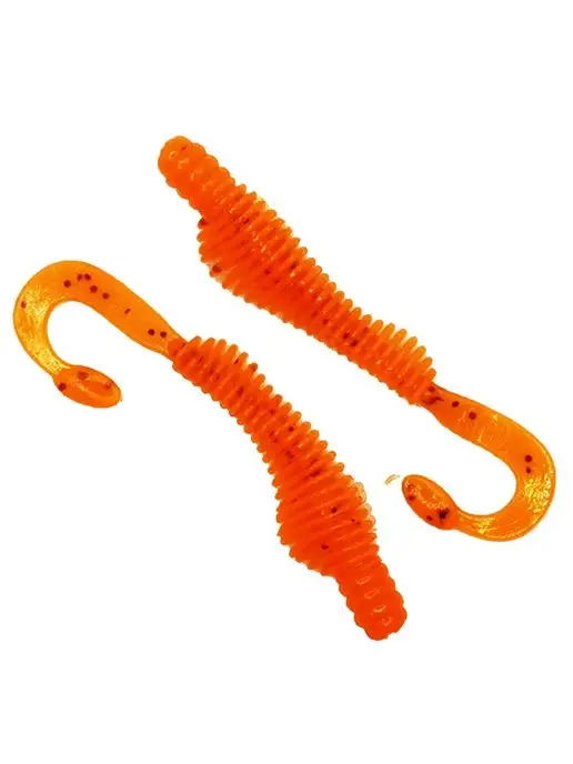 RuBaits Русские приманки Силиконовые приманки на щуку твистер Belly Twister 7,6 см, желтый, фото 4