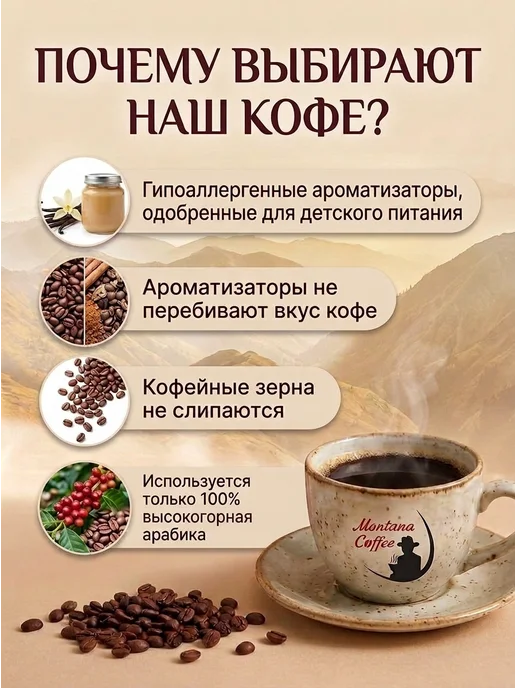монтана кофе Красный апельсин кофе молотый с ароматом 150 г, 150 г, фото 3