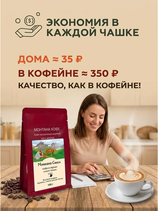 монтана кофе Красный апельсин кофе молотый с ароматом 150 г, 150 г, фото 7